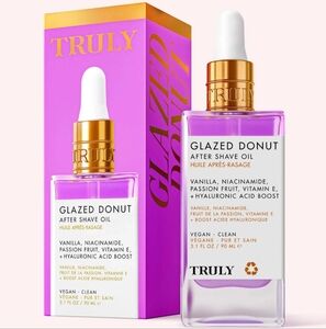 Truly Glazed Donut After Shave Oil 90ml Full Size New With Tags